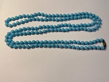Gioielli Antico Collana Con Perle Blu (111-50/A0-87)