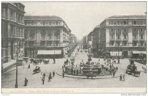 Napoli piazza della borsa e - della,
