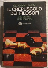 "IL CREPUSCOLO DEI FILOSOFI"
