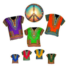 Afro Africano Dashiki Tribale