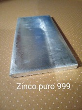 Zinco metallo puro 999 lastra