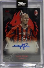 Jaap Stam 70/99 Autograph I Diavoli Topps AC Milan 125 Anniversary 2025