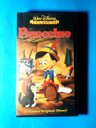 Videocassetta vhs pinocchio - videocassetta,