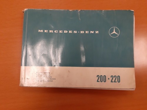 Mercedes 200 220 manuale uso - mercedes,