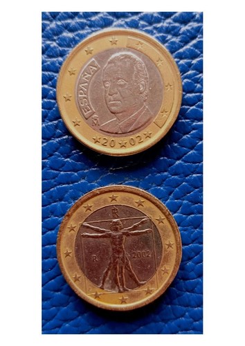Monete euro 2002 - italia, e