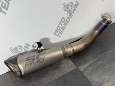 Triumph Street Triple 765 RS 2021 SC PROJECT S1 Scarico Titanio DANNEGGIATO Carbonio