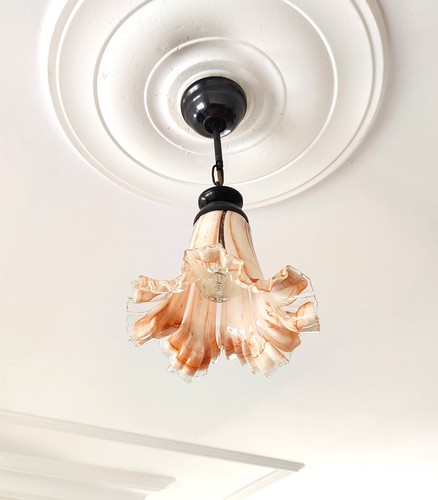 Lampadario vintage vetro - vintage,
