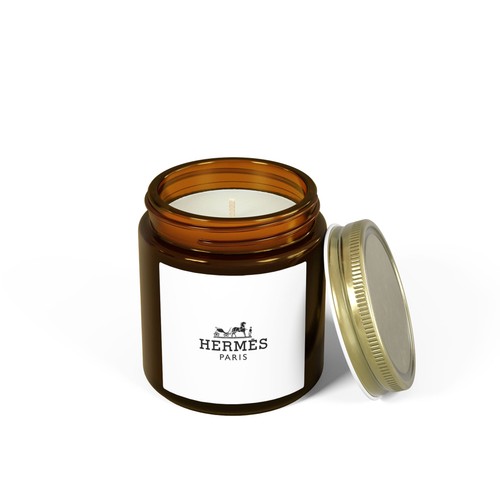 Barattolo candela hermès - candela,