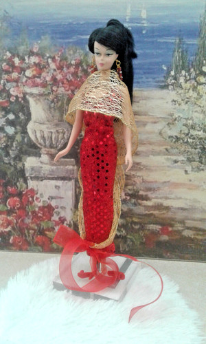 Abito vestito per barbie - vestito,
