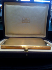 Portasigarette gioielleria Petochi, a. '50, oro 18 kt.- Gr.144,7. Elegantissimo