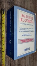 GG LIBRO: LEGGI USUALI DEL GEOMETRA A CURA DI VITTORIO, CHIARA E PAOLA ITALIA 