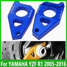 Per YAMAHA YZF R1 2005-2016 Blocchi Assale Ruota Posteriore Regolatori Catena Tensionatori