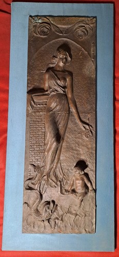 Bronzo antico rilievo in - bronzo,