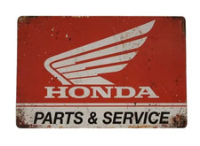 Insegna Targa Vintage HONDA