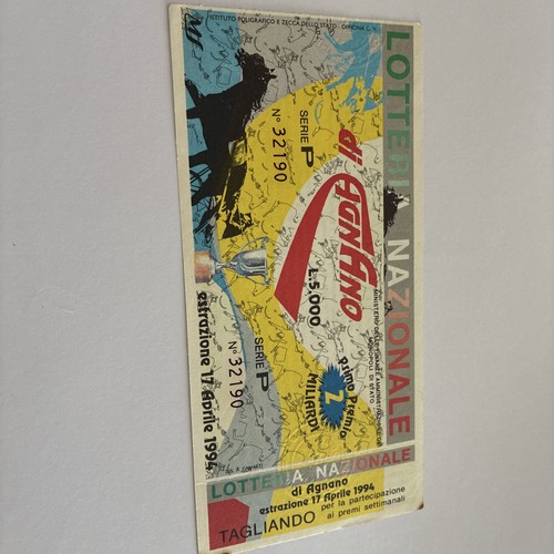 Biglietto lotteria nazionale - biglietto,