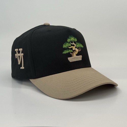 Bonsai snapback nero e - nero,