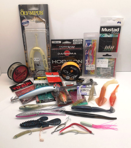 Lotto stock materiale pesca - lotto, da