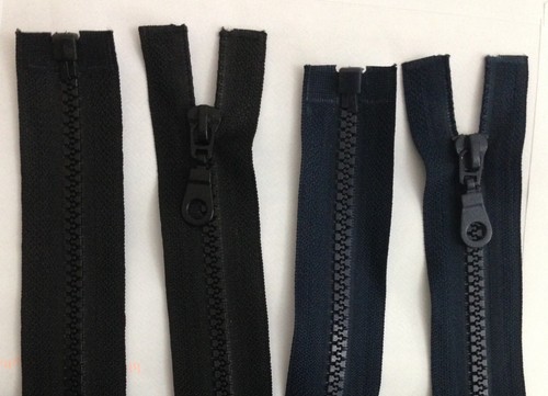 Cerniera grossa nera navy - cerniera,