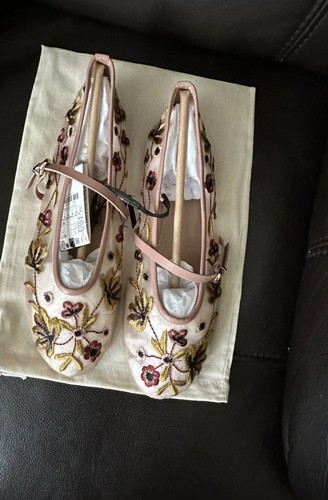 Ballerine rete ricamate - rete,