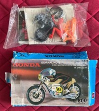 Honda, MODELLINO MOTO IN PLASTICA CON BUSTINA FIGURINE - Vintage