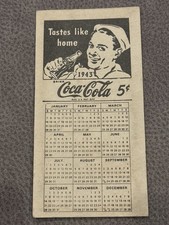 Calendario Coca-Cola 1943