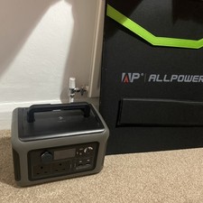 Generatore solare centrale elettrica ALLPOWERS R600 600w 299wh con pannello solare 100w 