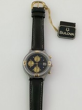 Orologio Bulova vintage anni 80 crono quarzo Marine Star 11712 nuovo raro