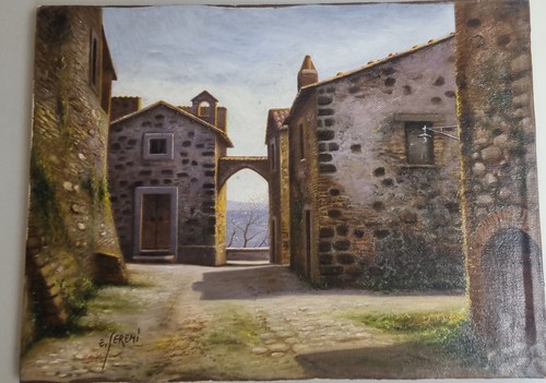 Dipinto olio tela sereni - dipinto,