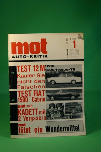 Mot fiat 1500 - mot, cabrio