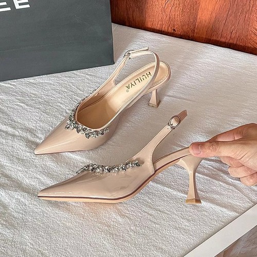 Decolte nude vernice - vernice, con