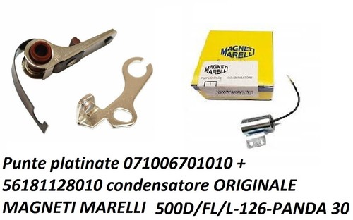 Puntine condensatore magneti - +,