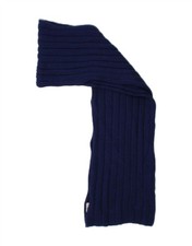 CHARRO Sciarpa donna rettangolare taglia unica blu lana P311