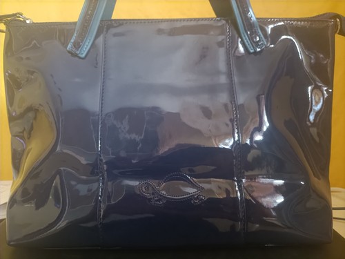 Borsa carpisa vernice blu - carpisa, blu 