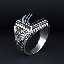 Anello uomo argento 925 fatto