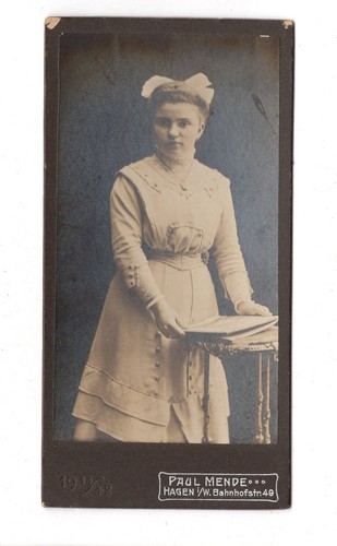 Foto cdv bella ragazza - bella,