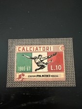 Bustina Calciatori Panini 1966 1967 Versione Termosaldata Nera Sigillata