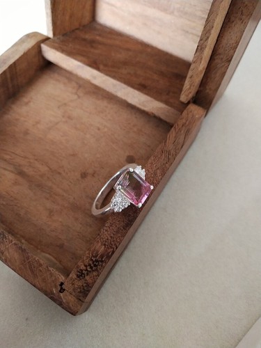 Anello tormalina anguria - tormalina,