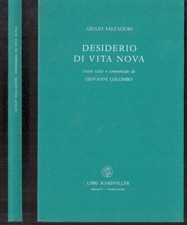 LN- DESIDERIO DI VITA NOVA - GIULIO SALVADORI - LIBRI SCHEIWILLER-- 1982- B- XFS