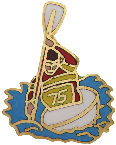 Distintivo spilla canoa kayak
