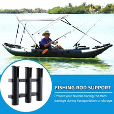 Porta Canna da Pesca in Plastica 3 Tubi Link Barca Marina Kayak Yacht Artigianato Multi