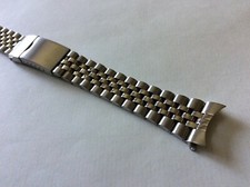 Cinturino in acciaio tipo Jubilee ansa curva 20mm steel watch band strap M309