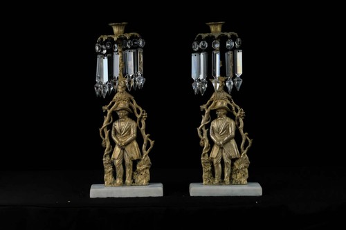 Coppia candelabri - di,
