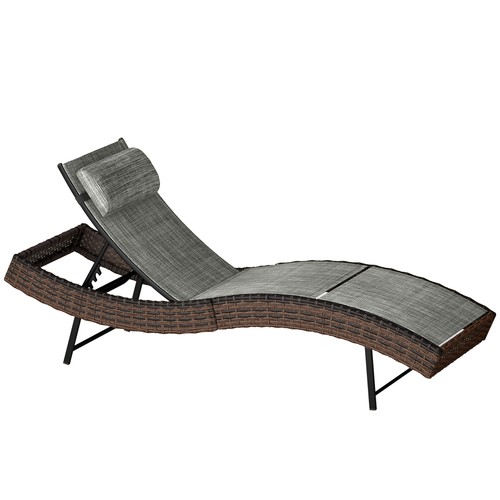 Outsunny lettino sdraio da - lettino, s