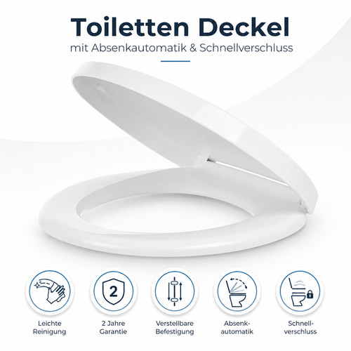 Copri bianco softclose - copri,