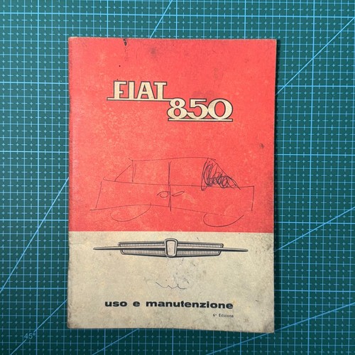 Fiat 850 libretto - libretto, uso