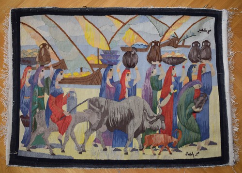 Arazzo egiziano vintage
