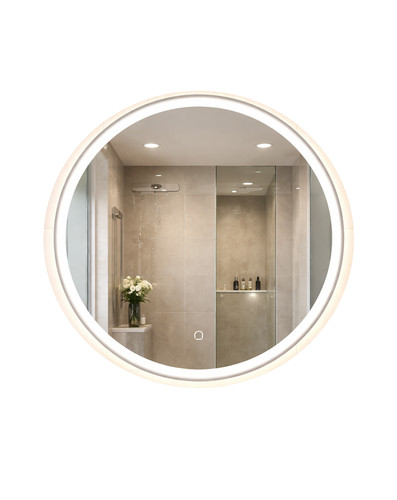 Specchio rotondo luminoso led - rotondo,