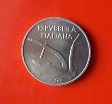 10 LIRE 1973 ERRORE - FRATTURE