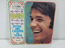 ADAMO AFFIDA UNA LACRIMA AL VENTO DISCO VINILE  45 GIRI 7 "