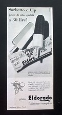 F448 - Advertising Pubblicità - 1960 - GELATI ELDORADO , SORBETTO E CIP